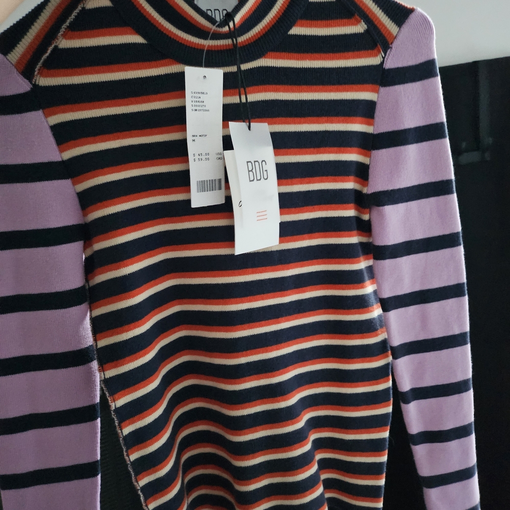 BDG Striped Multicolor Women's Sweater